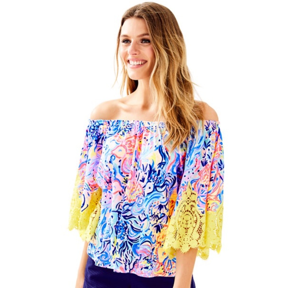 Lilly Pulitzer Zaylee Top - NEW WITH TAGS!